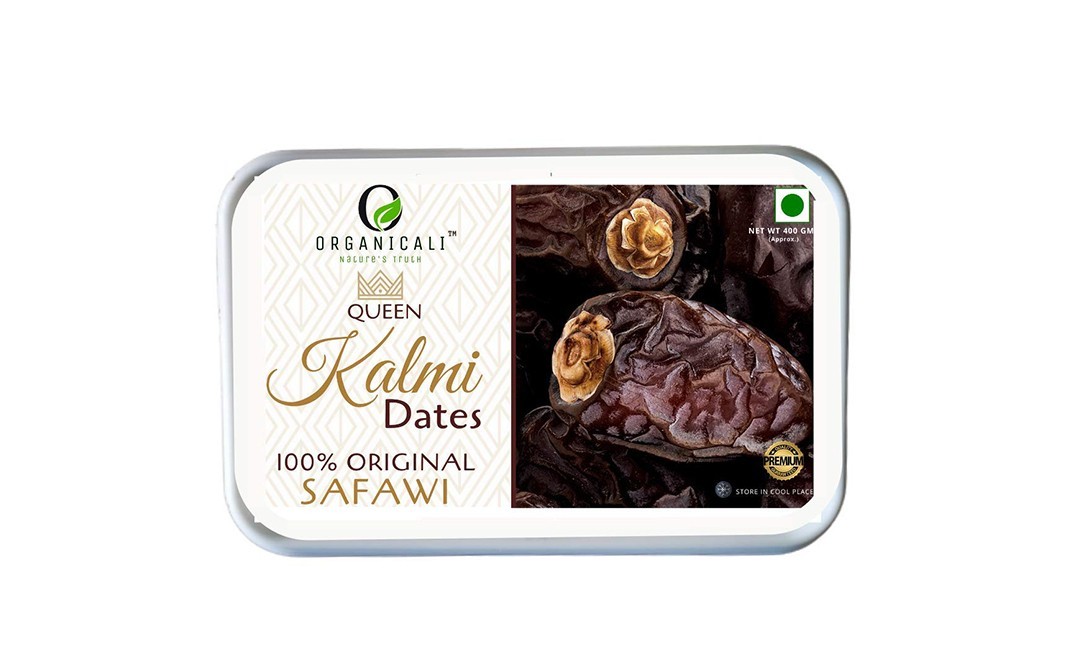 Organicali Queen Kalmi Dates Safawi    Box  500 grams